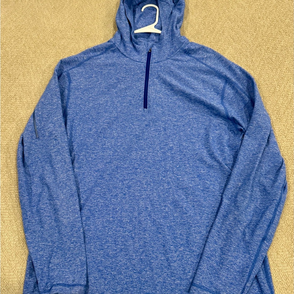 Men’s lululemon athletica Heathered Blue Quarter-Zip Hoodie